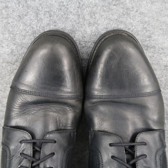 Florsheim Shoes Mens 10 Derby Dress Oxford Leather Black Cap Toe Work Formal main image 13